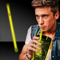 Premium 9" Glow Straw - Yellow